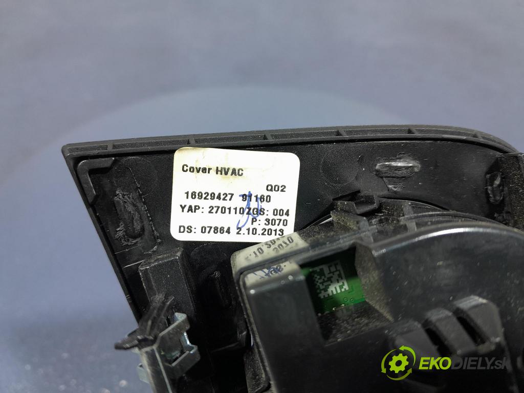 Mercedes GL 2014 prepínač Klimatizácia: Prúd vzduchu: A1669000206