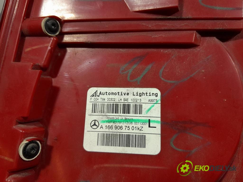 Mercedes GL 2014 svetlo / reflektor zad ľavá Vonkajsia: A1669067501