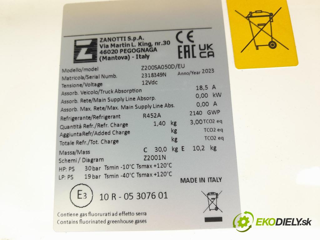 Opel Combo 2023 radiator Z200SA050D