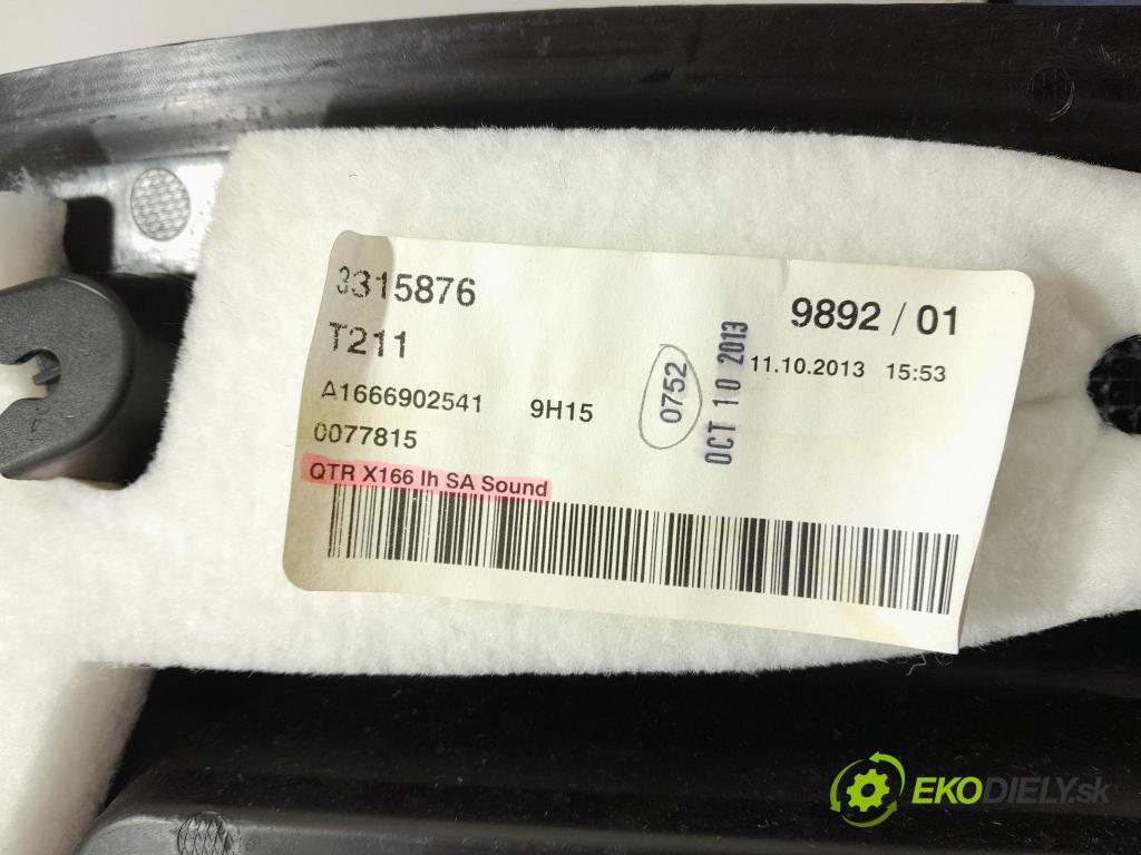 Mercedes GL 2014 Čalounictví: kufra: A1666900741