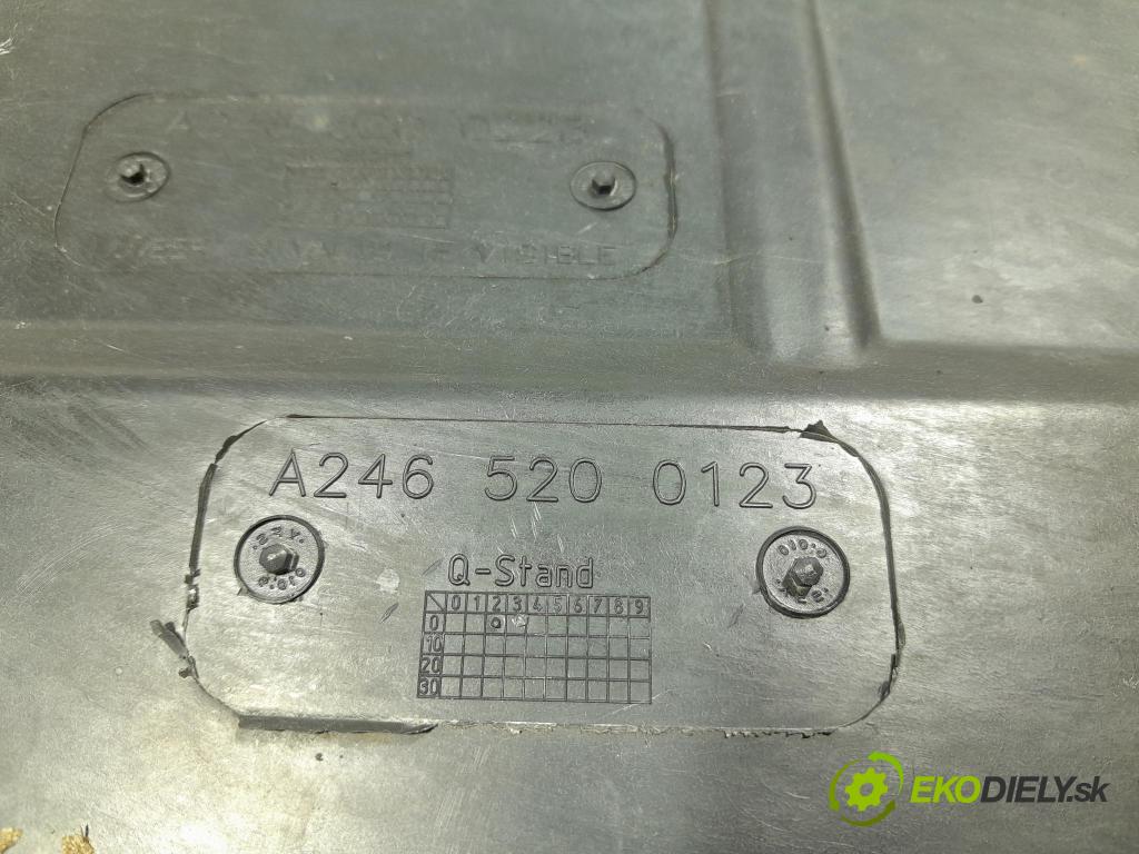 Mercedes A-klasa 2014 kryt Plast: podvozek: A2465200123