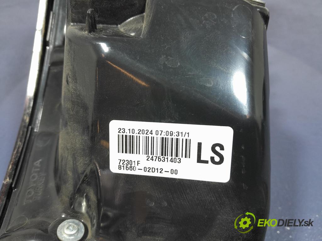 Toyota Corolla 2024 svetlo / reflektor zad ľavá Vonkajsia: 81560-02D12