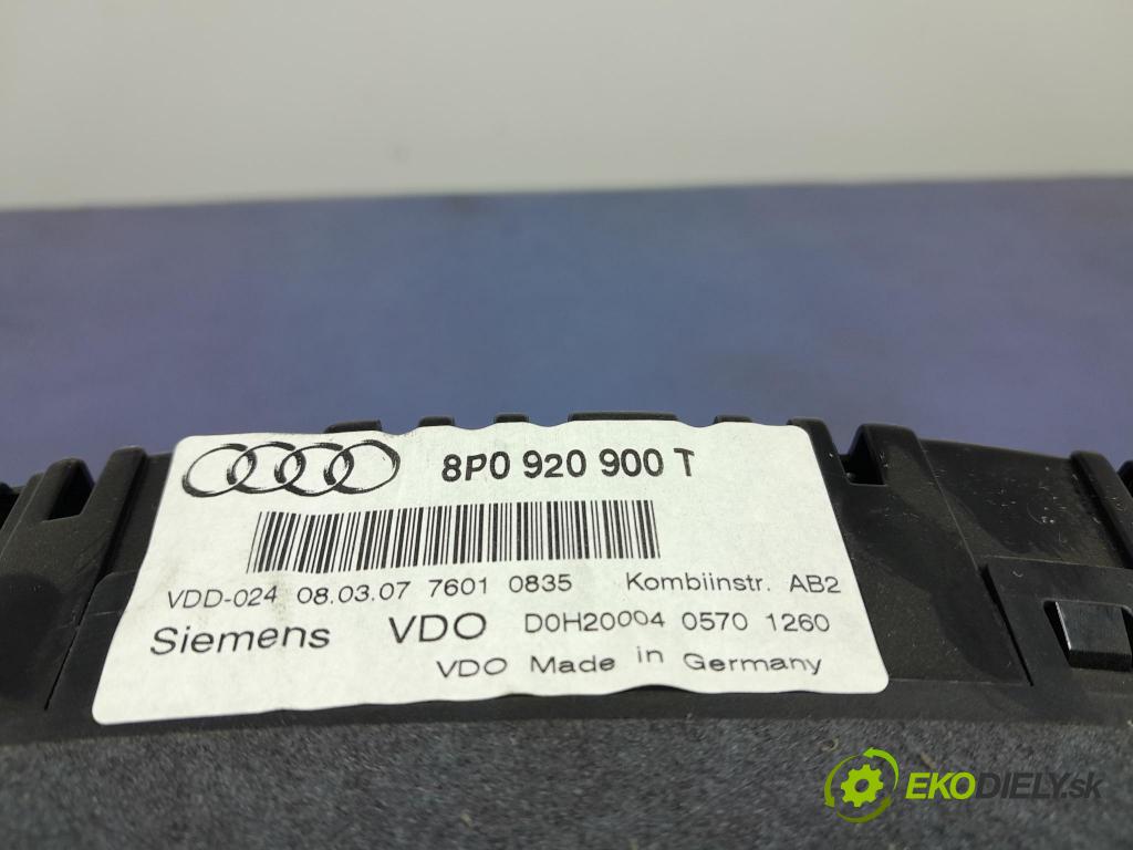 Audi A3 2007 prístrojovka/ budíky 8P0920900T