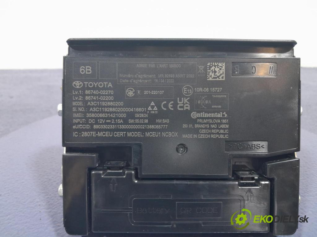 Toyota Corolla 2024 riadiaca jednotka 86740-02270