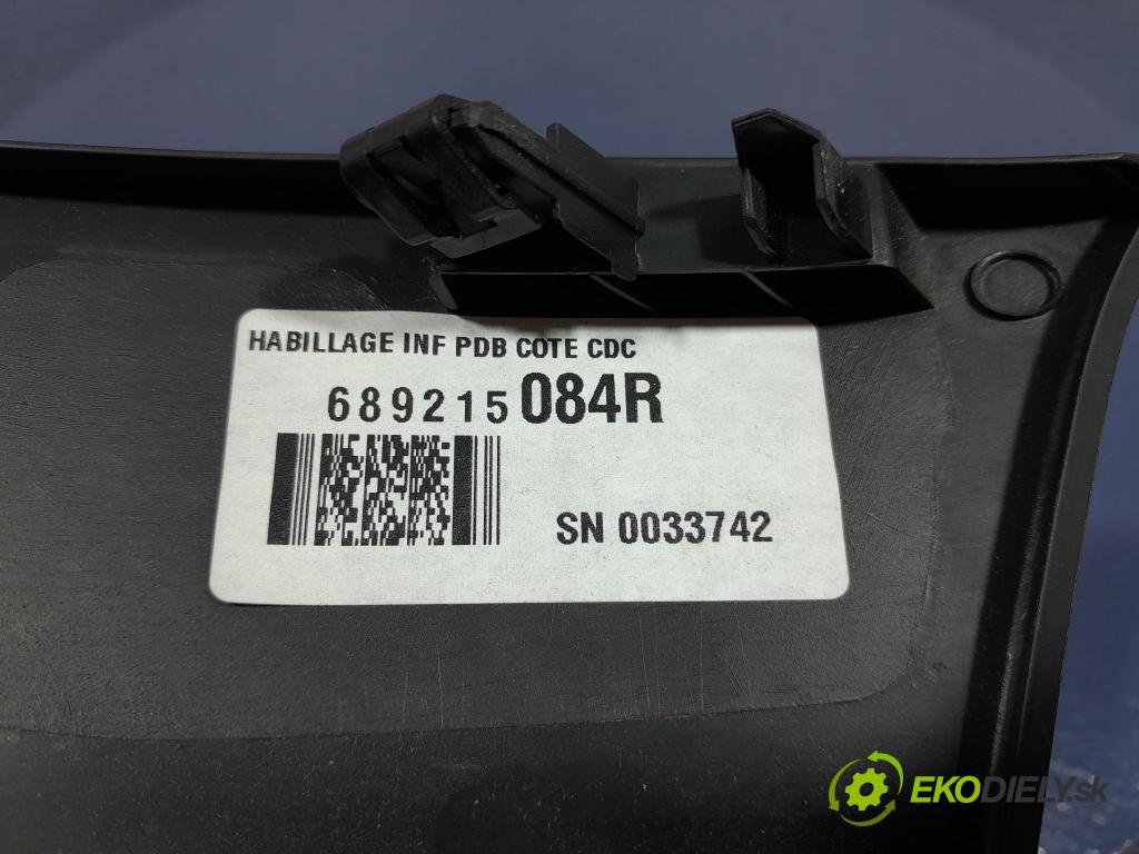 Renault Captur 2016 kryt Plast: Interiéry: 689214974R