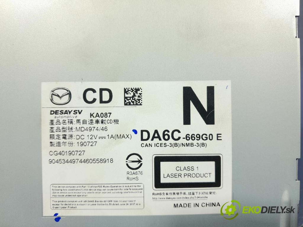 Mazda Cx-3 2019 Menič: DA6C-669G0E