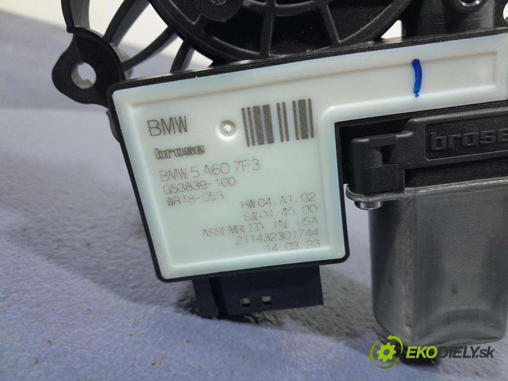Bmw Seria 3 2023 mechanizmus okna Okná: zad Vľavo: 5A607F3
