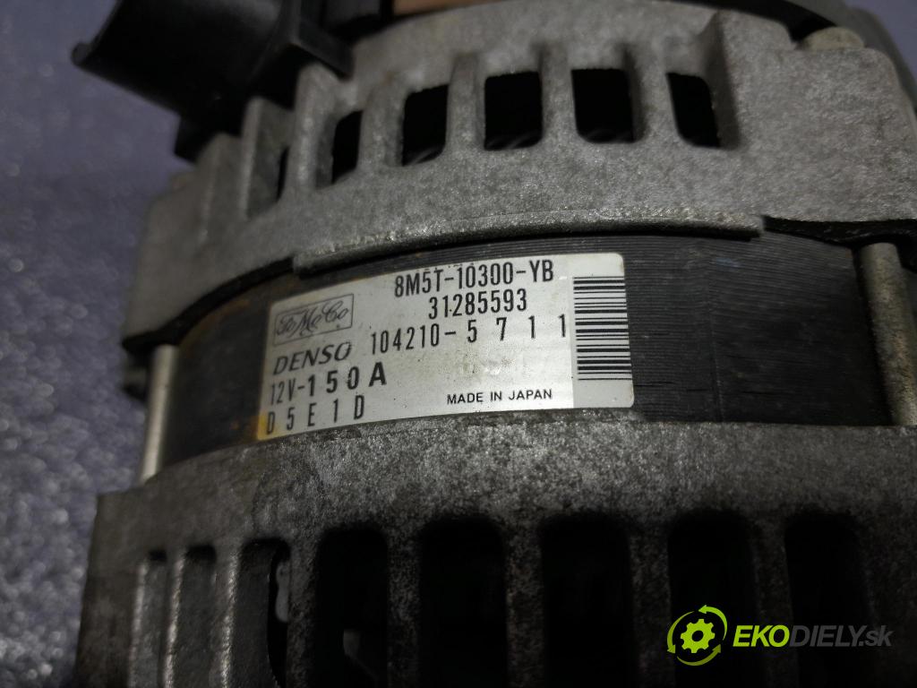 Volvo V50 2010 Alternator 8M5T-10300-YB