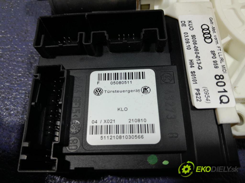Audi A3 2010 mechanizmus okna Okná: Predné Vľavo: 8P0959801Q