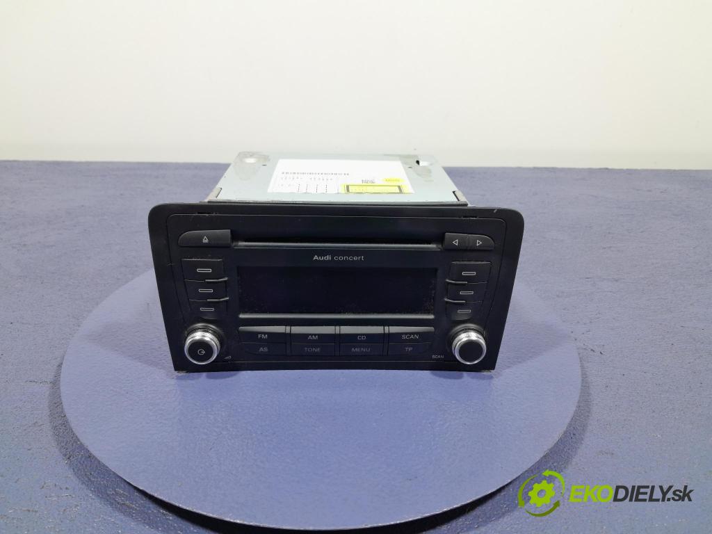 Audi A3 2010 Radio I Navigácia: 8P0035186AB