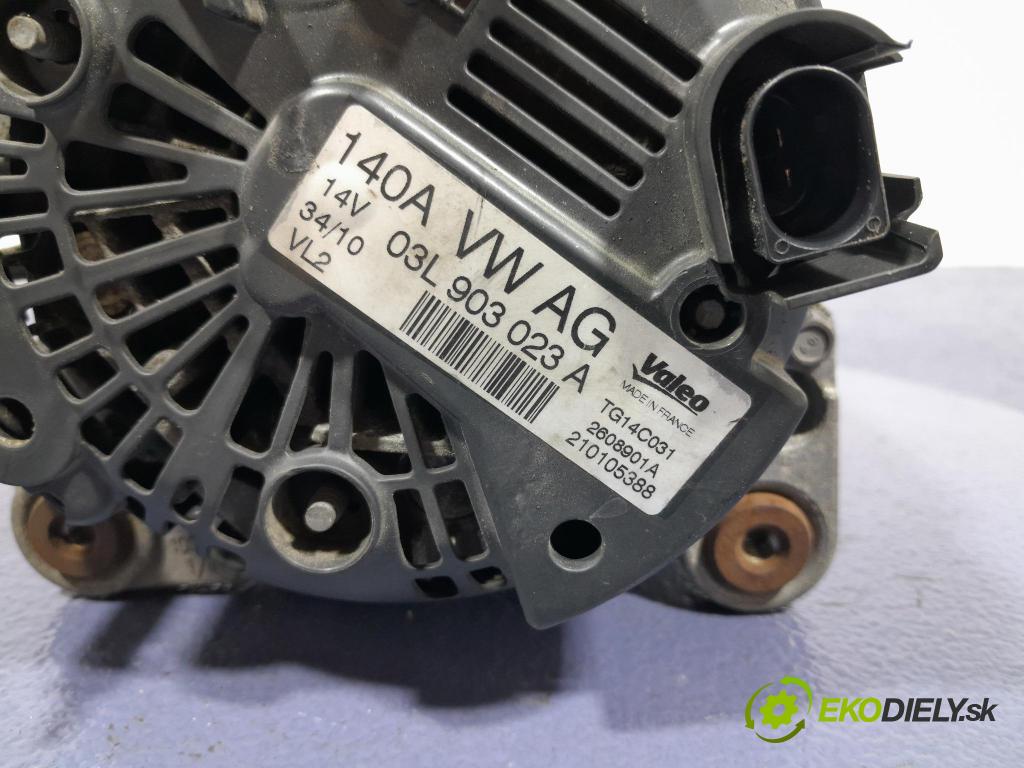 Audi A3 2010 Alternator 03L903023A