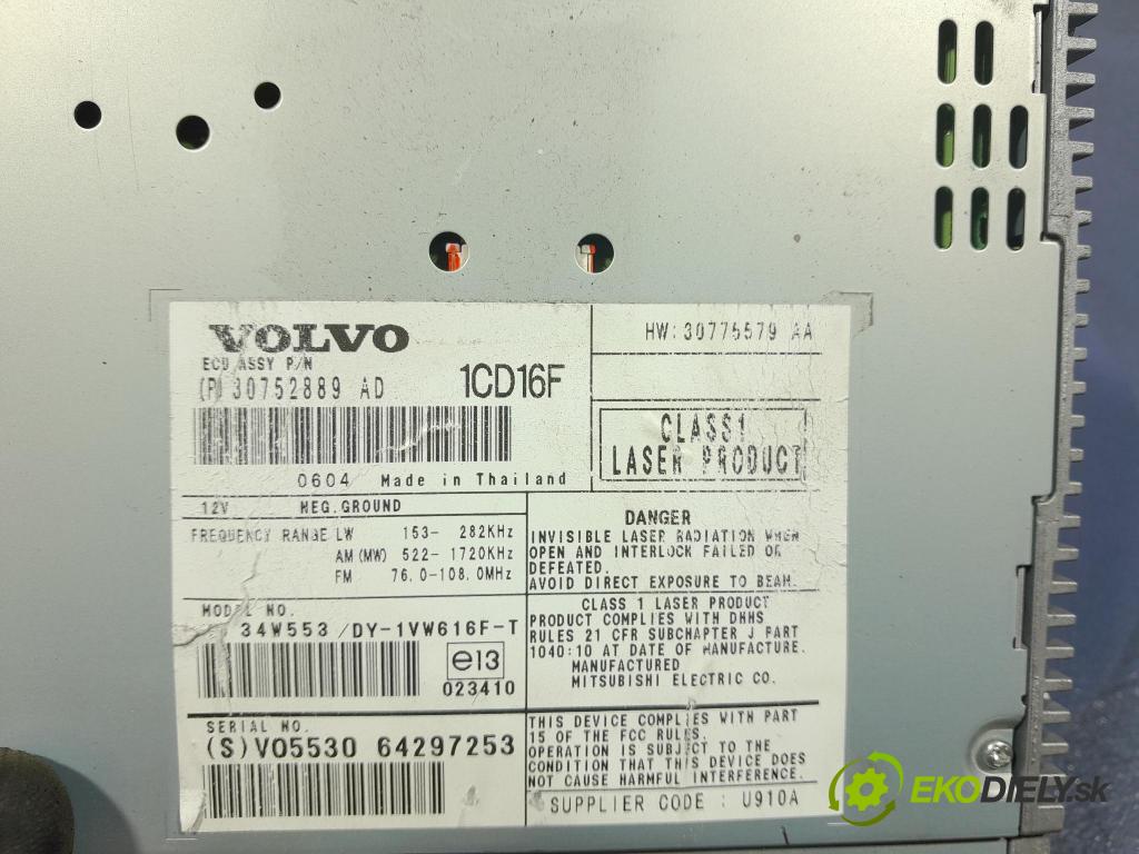 Volvo S40 2006 Radio I Navigácia: 30752889