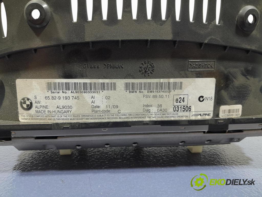 Bmw Seria 3 2009 Zobrazit: Rádio: / GPS 9193745