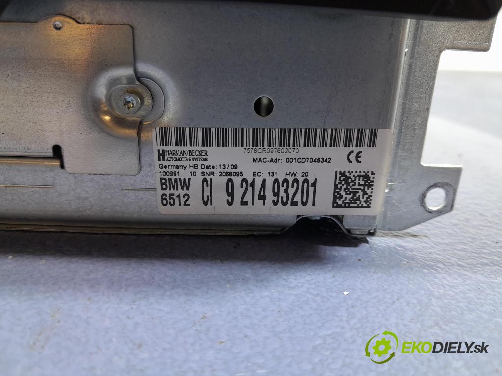 Bmw Seria 3 2009 Radio I Navigácia: 9214932