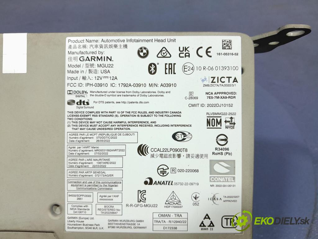 Bmw X6 2023 modul Navigacia: 1792A-03910