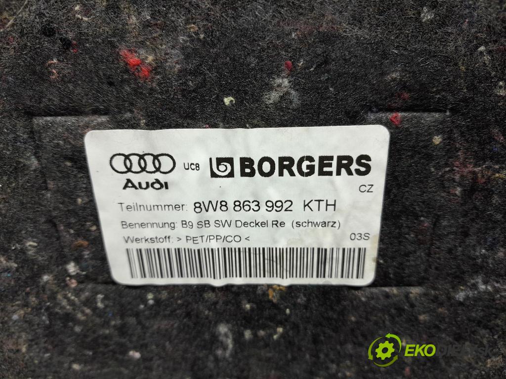 Audi A5 2018 Tapacír: kufr 8W8863992
