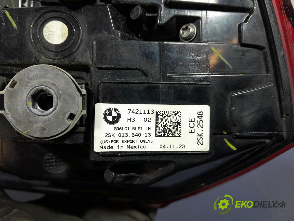 Bmw X6 2023 svetlo / reflektor zad ľavá Vonkajsia: 7421113