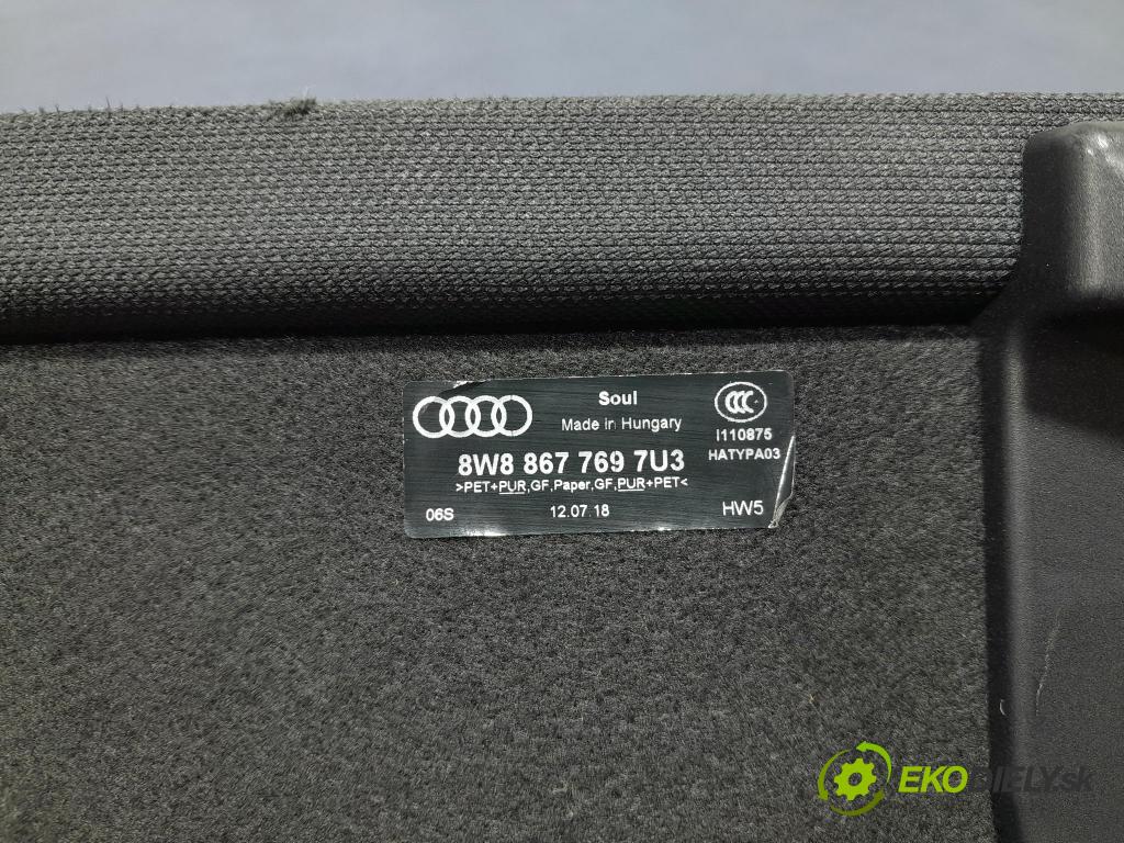 Audi A5 2018 pláto kufr 8W8867769
