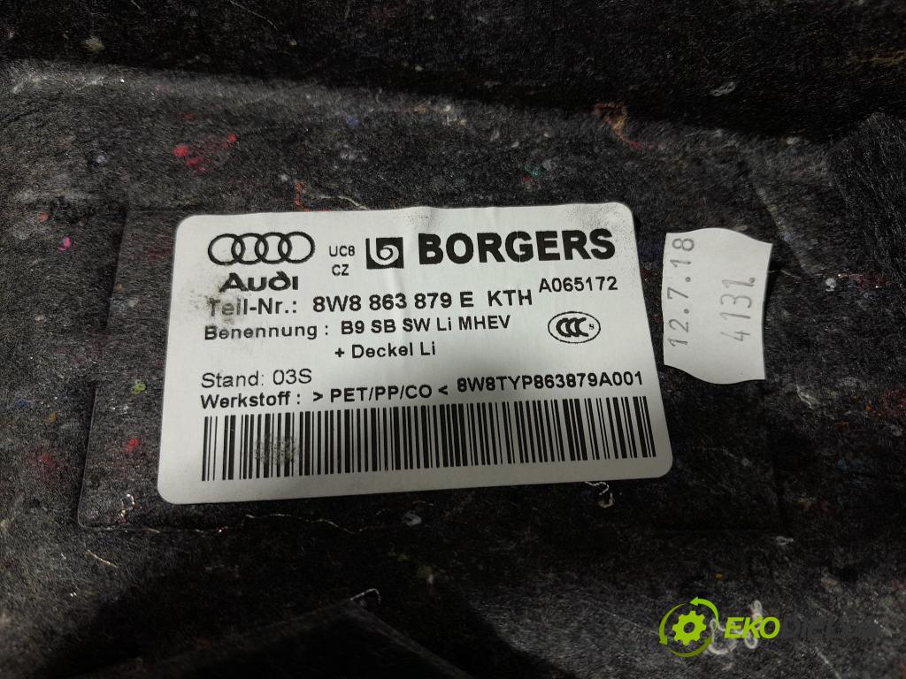 Audi A5 2018 Tapacír: kufr 8W8863879E