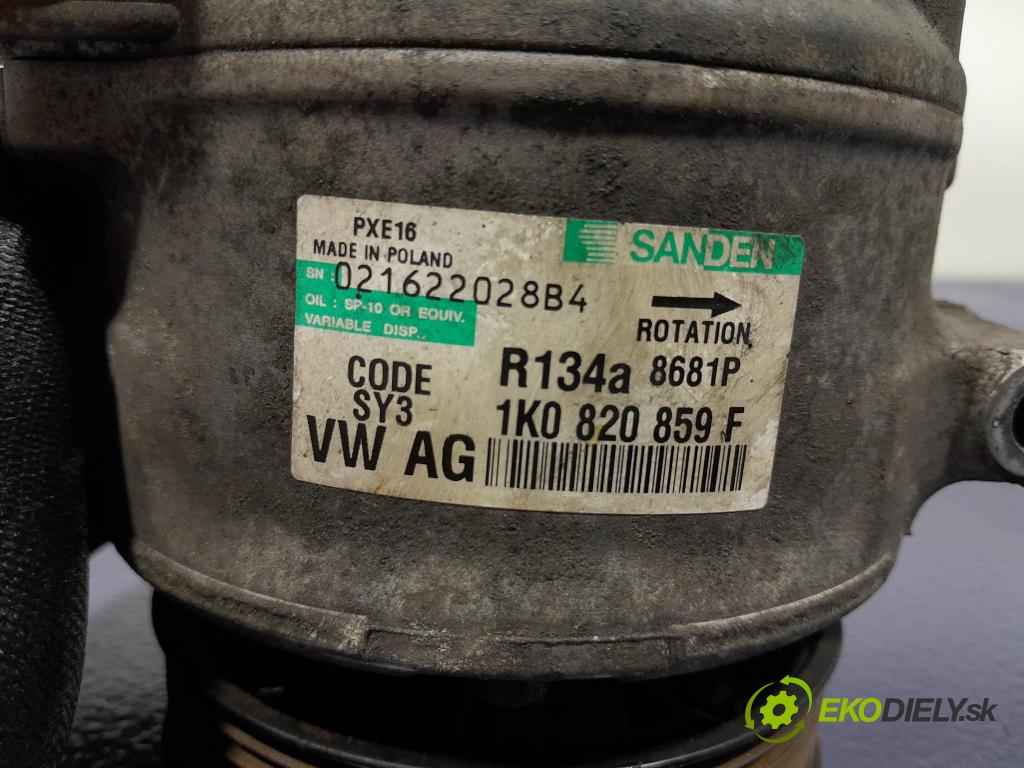 Vw Passat 2008 Kompresor: Klimatizace: 1K0820859F