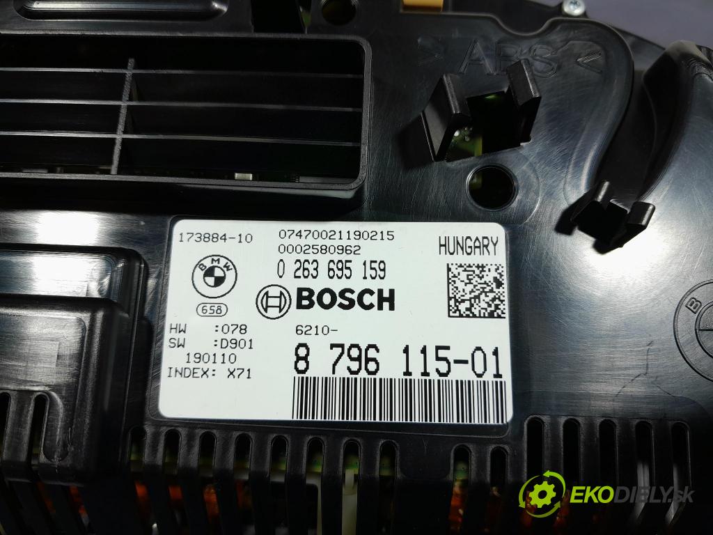 Bmw X6 2019 Přístrojová deska 8796115