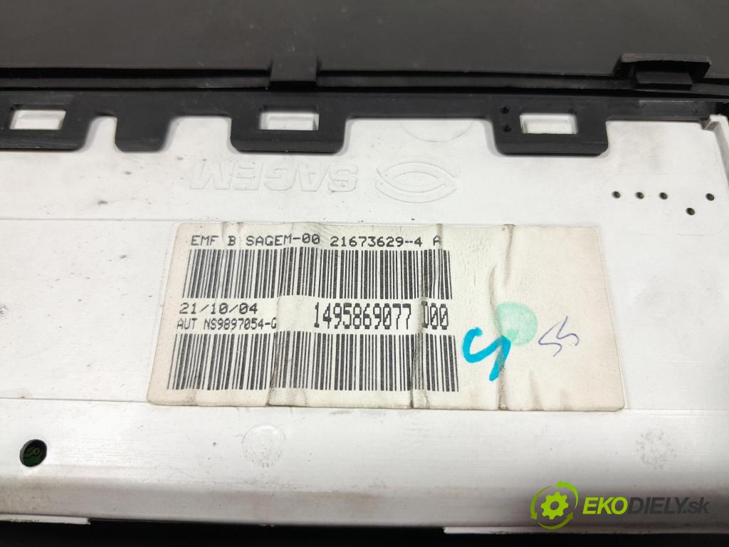 Peugeot 807 2004 displej Radio / GPS 1495869077