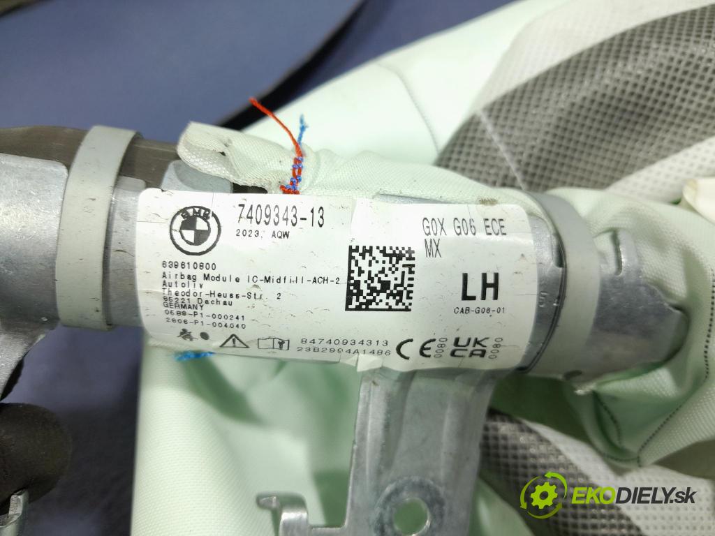 Bmw X6 2023 Airbag: Záclona: x 7409343