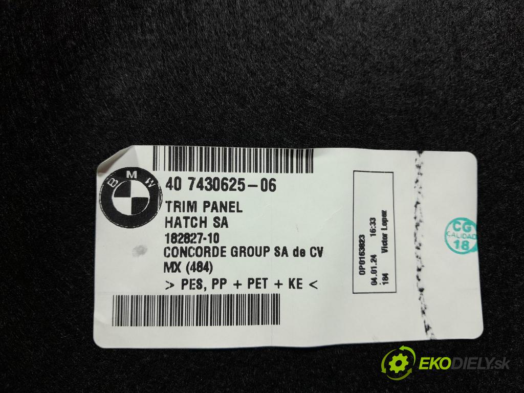 Bmw Seria 3 2024 Čalounictví: kufra: 7430625