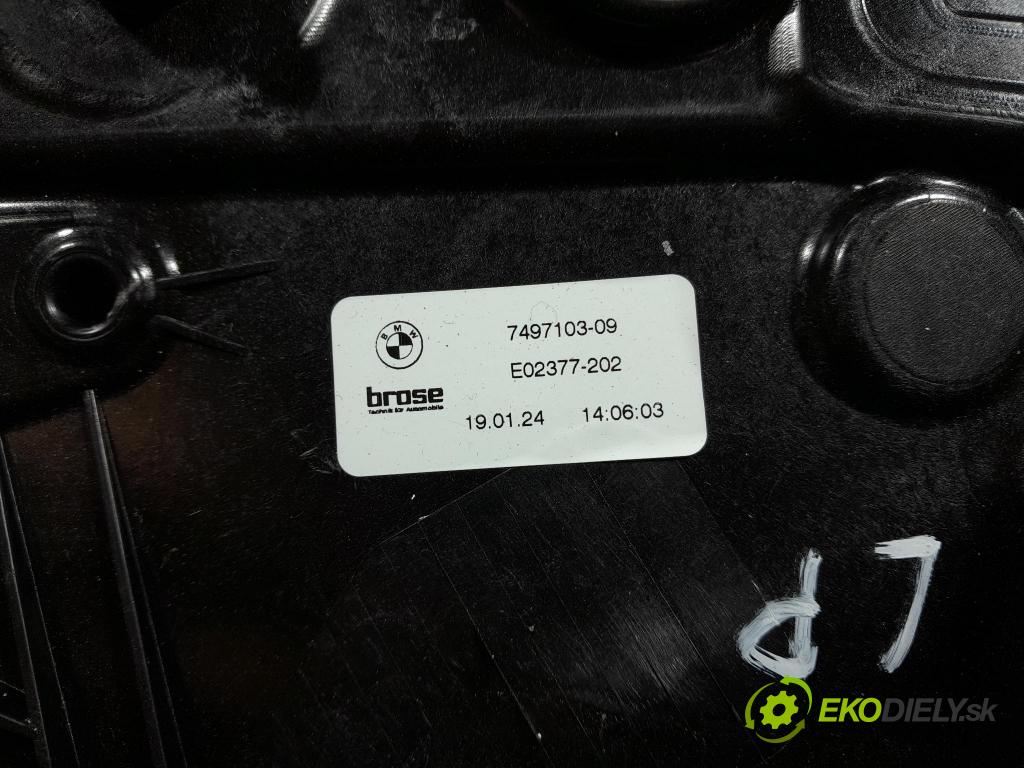 Bmw Seria 3 2024 mechanismus stahování Sklenka: před Levý: 7497103