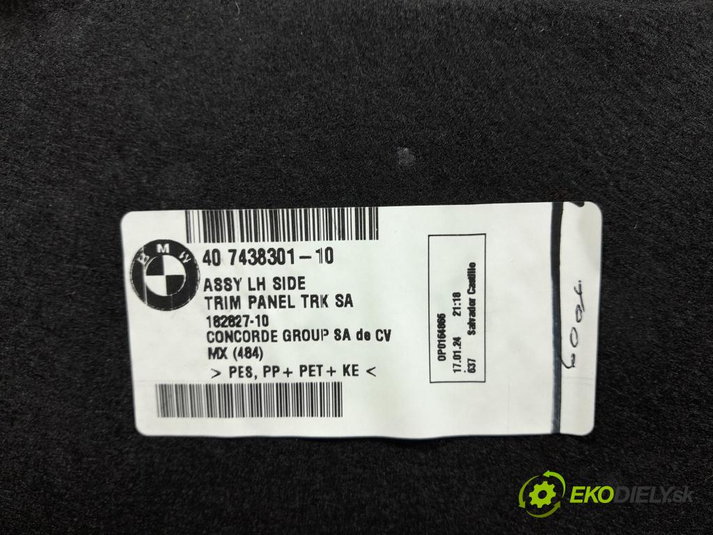Bmw Seria 3 2024 Čalounictví: kufra: 7438301