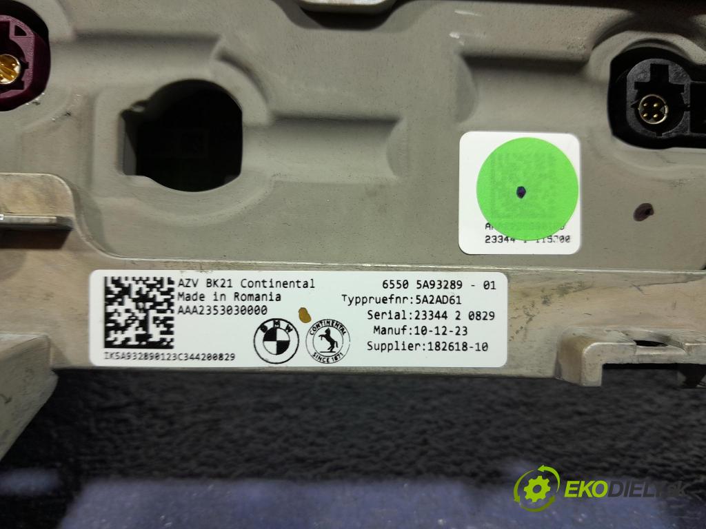 Bmw Seria 3 2024 Zobrazit: Rádio: / GPS 5A93289