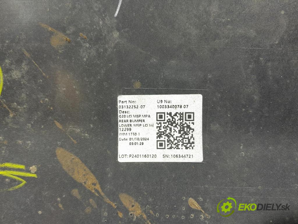 Bmw Seria 3 2024 lišta narazník 3132252