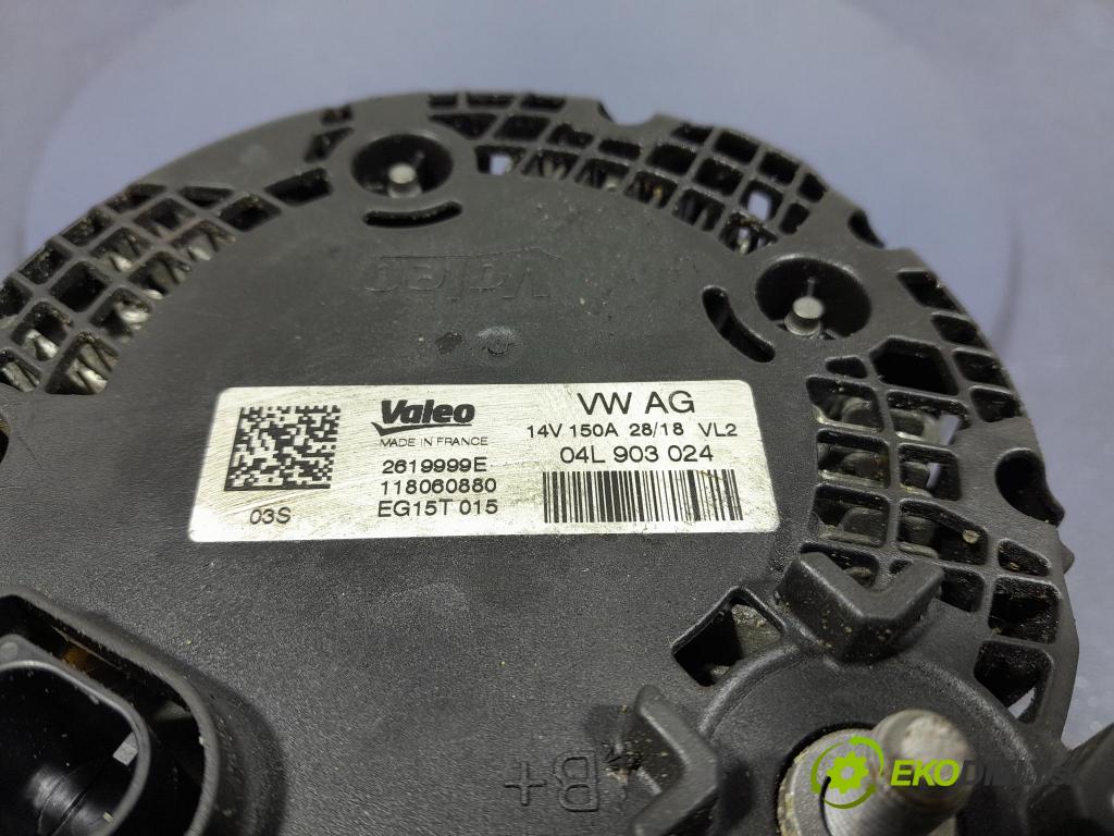 Audi A5 2018 Alternator 04L903024