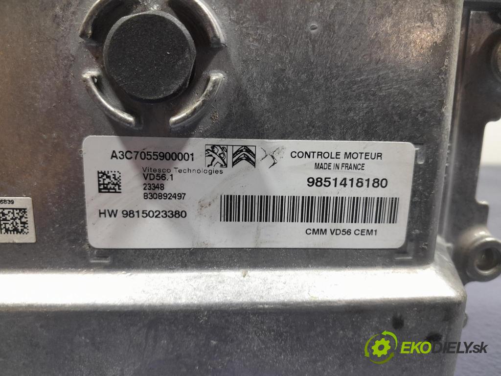 Citroen C3 aircross 2024 řídící jednotka Motor: 9851418180