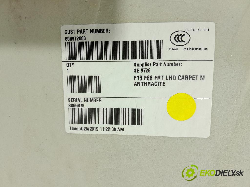 Bmw X6 2019 koberec do auta 8089726