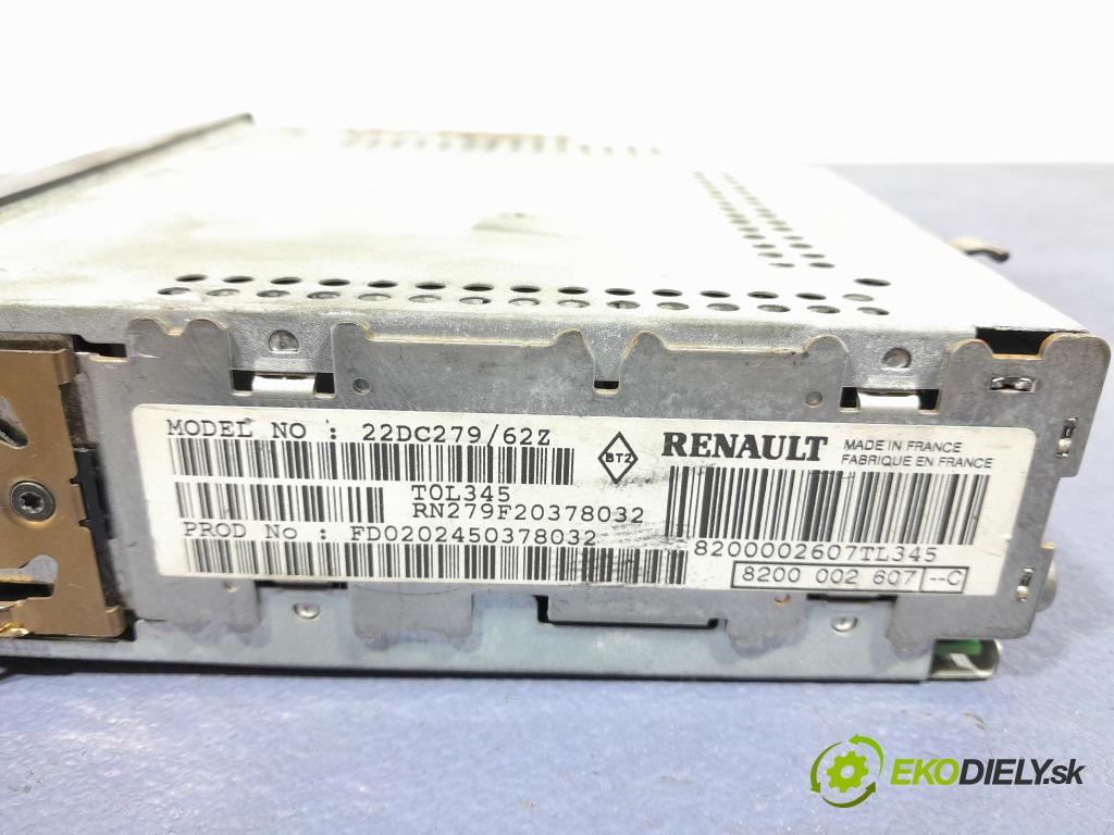 Renault Laguna 2001 Radio I Navigácia: 8200002607C