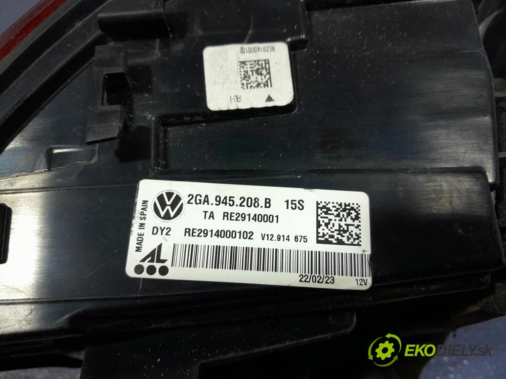 Vw T-Roc 2023 svetlo / reflektor zad Prava: Vonkajsia: 2GA945208B