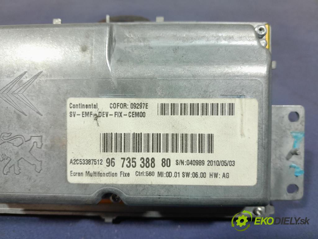 Citroen C4 2010 Zobrazit: Rádio: / GPS 9673538880