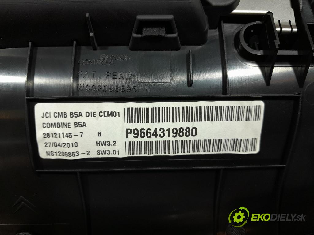 Citroen C4 2010 prístrojovka/ budíky 9664319880