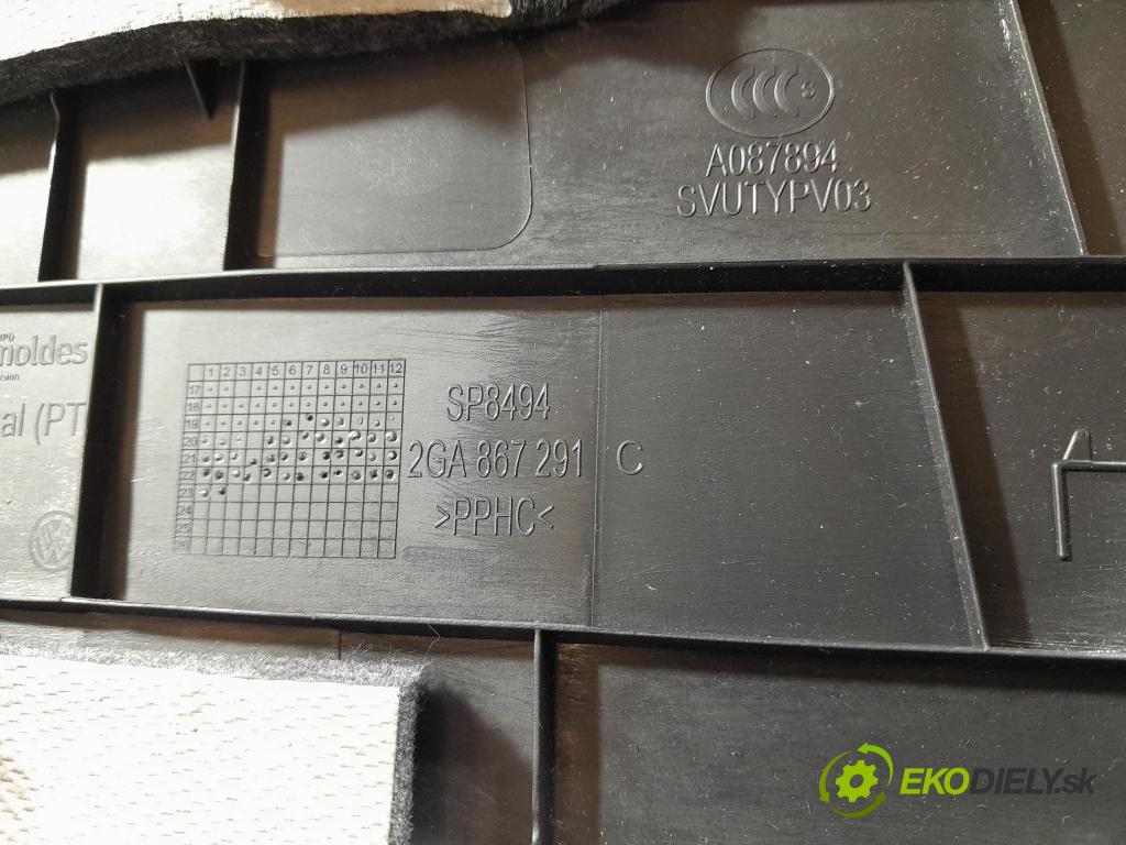 Vw T-Roc 2023 kryt Plast: Interiéry: 2GA868311