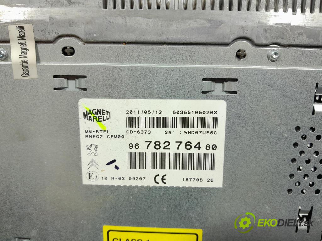 Peugeot 508 2011 Radio I Navigace: 9678276480