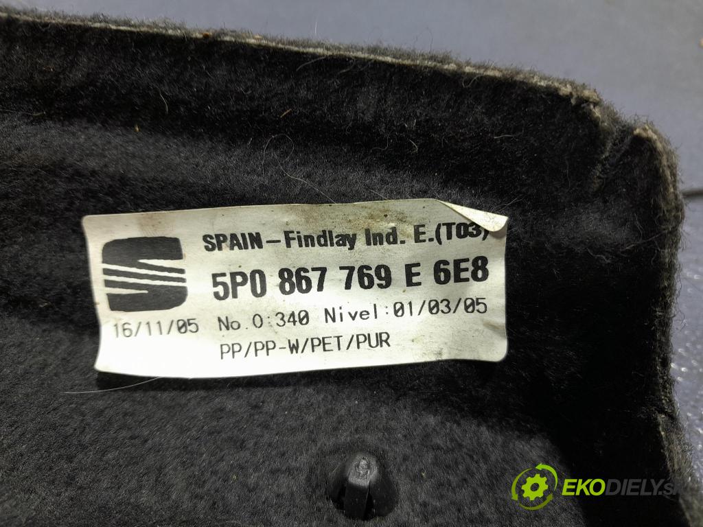 Seat Altea 2006 kufra: 5P0867769E