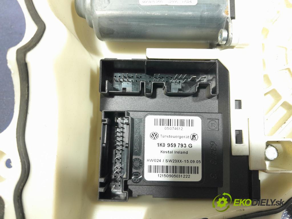Seat Altea 2006 mechanizmus okna Okná: Predné Vľavo: 5P0837401H