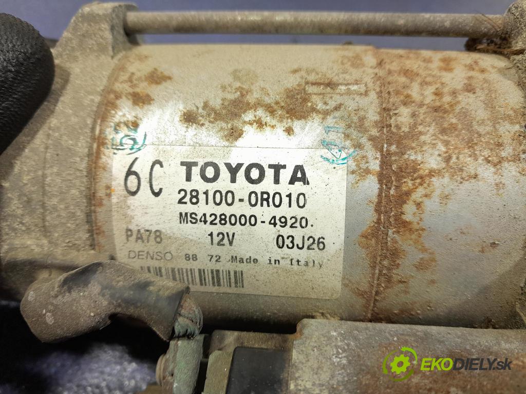 Toyota Rav4 2007 startér: 28100-0R010