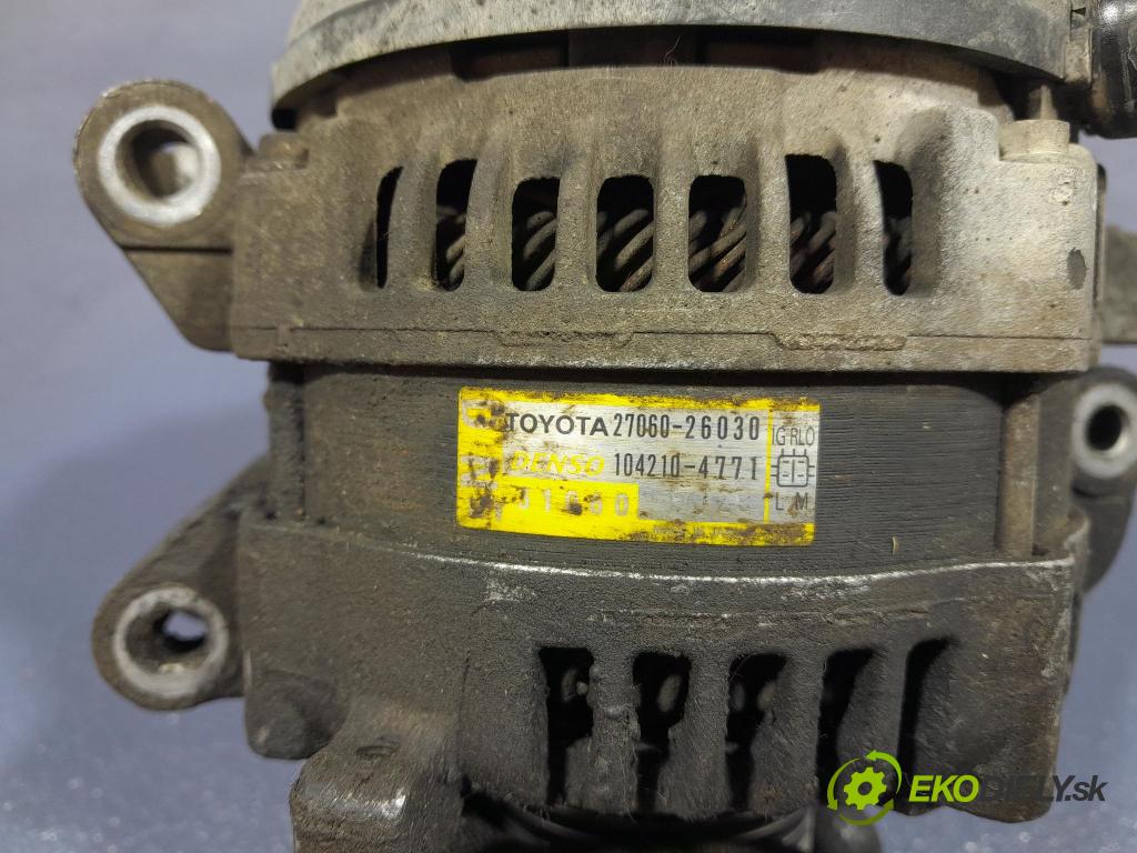 Toyota Rav4 2007 Alternator 27060-26030