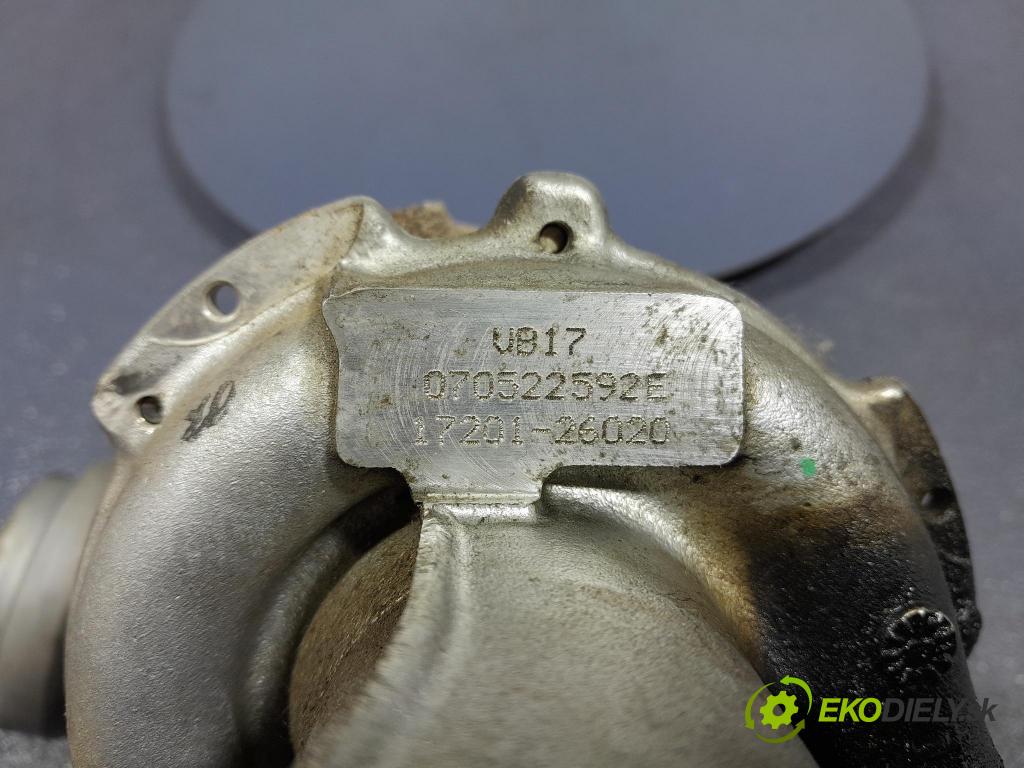 Toyota Rav4 2007 (Turbo-kompresor:): 17201-26020