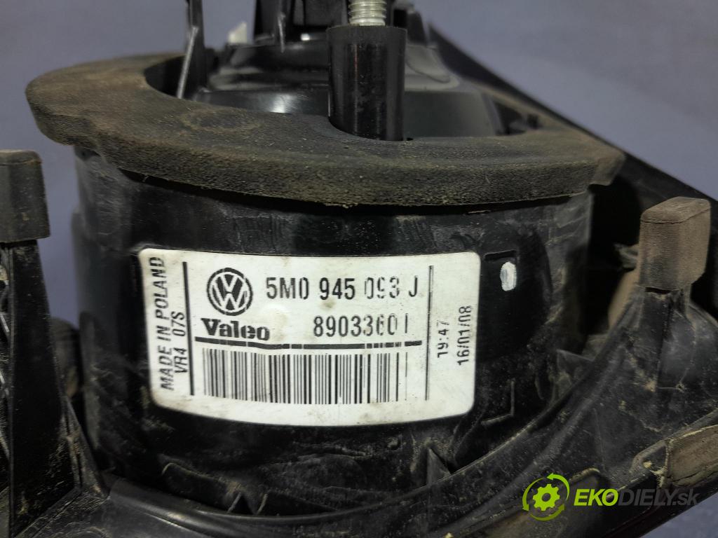 Vw Golf 2005 svetlo / reflektor zad ľavá Vnútri: 5M0945093J
