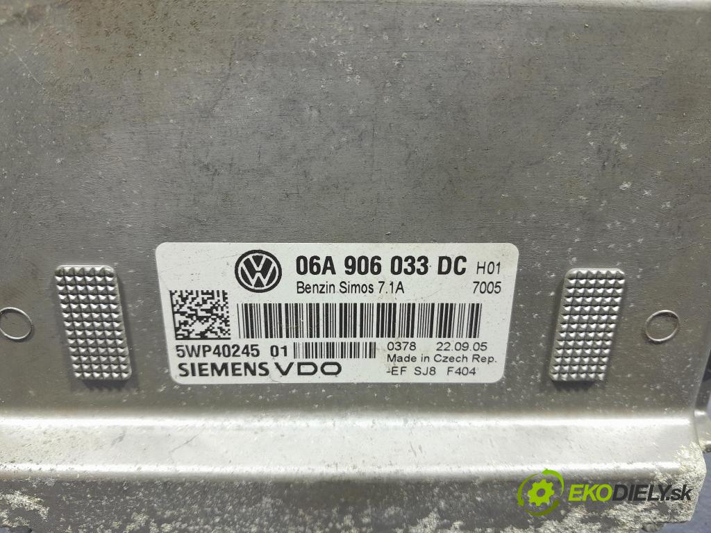 Vw Golf 2005 řídící jednotka Motor: 06A906033DC