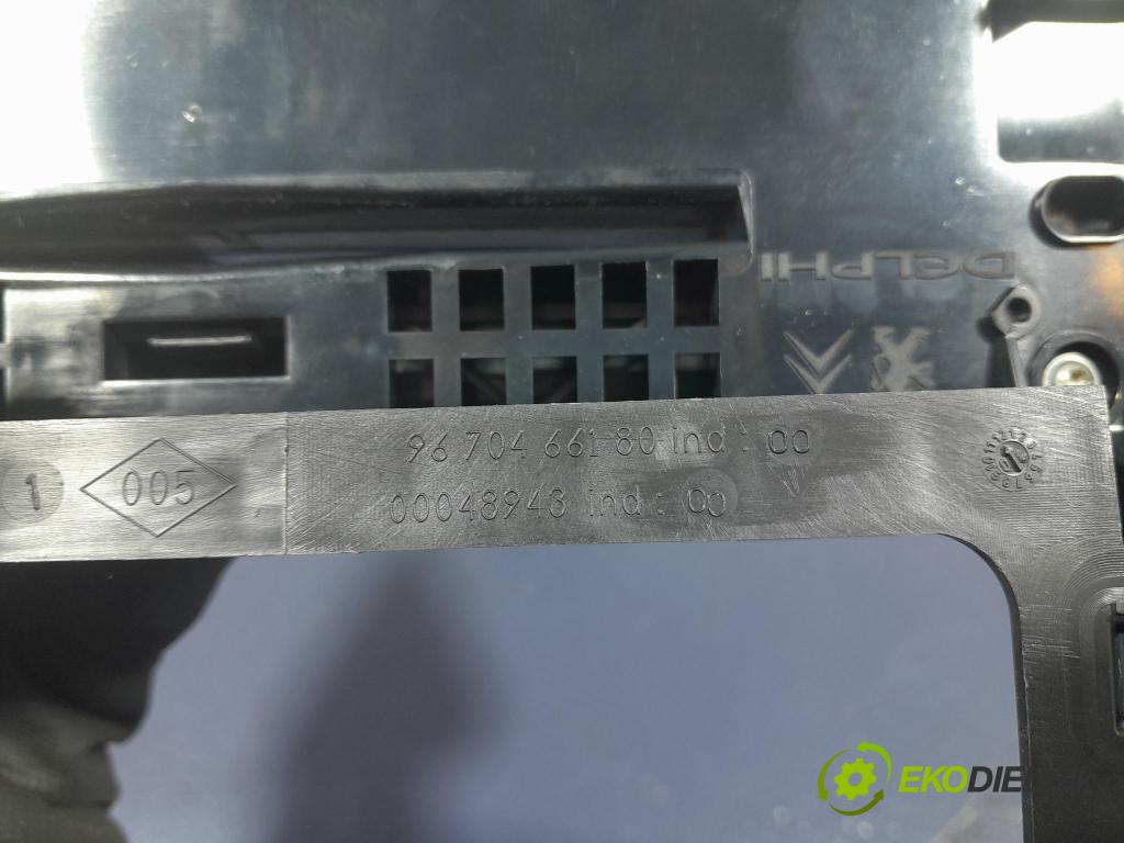 Citroen C4 2012 prepínač Klimatizácia: Prúd vzduchu: 9666027477