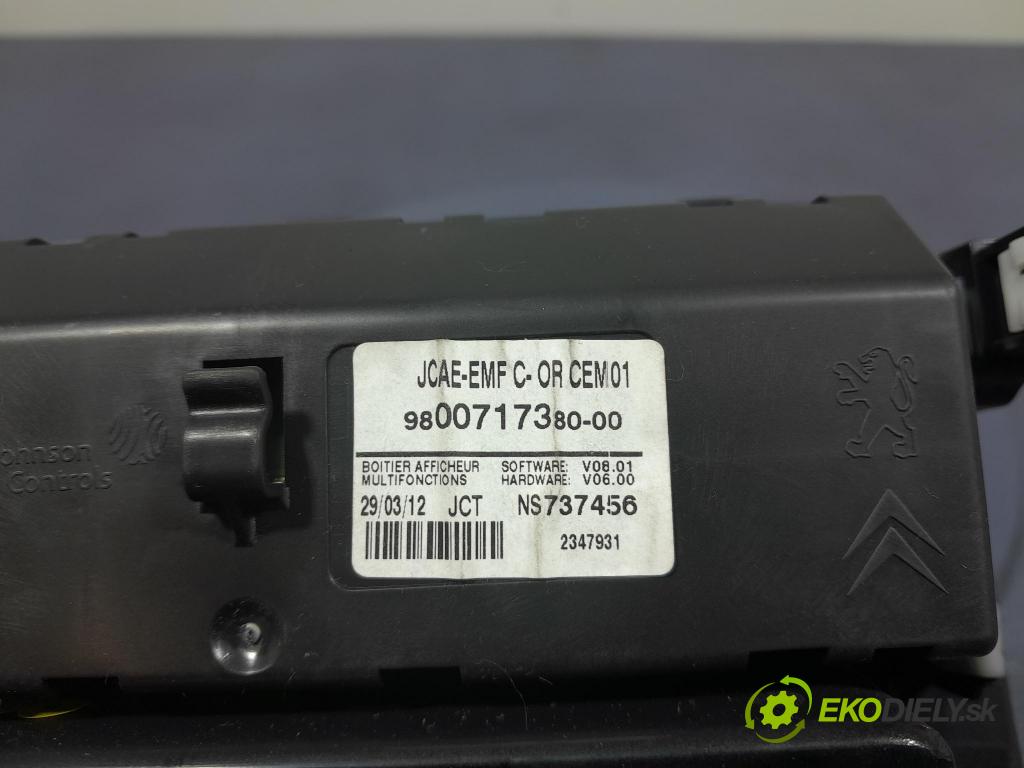 Citroen C4 2012 Zobrazit: Rádio: / GPS 9800717380